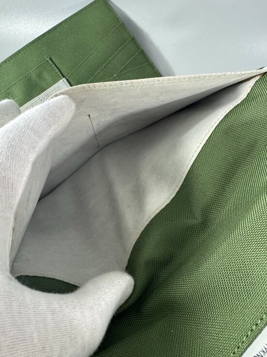 Anthropologie Knomo London Navy Blue Green Travel Portable IPad Case Organizer - Picture 12 of 15